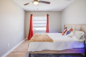 Furnished mid-term rental home interior in Tallahassee — Winry Stays