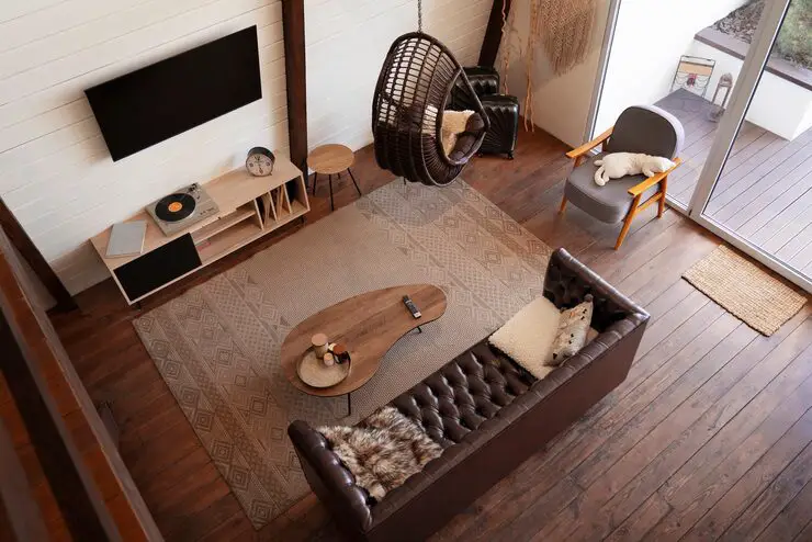 Home office workspace in a Tallahassee corporate furnished rental