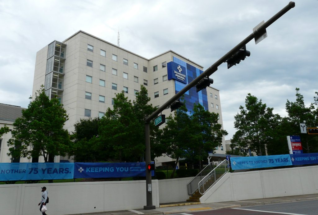 Tallahassee Memorial Hospital, the main employer of travel nurses in Tallahassee, FL.